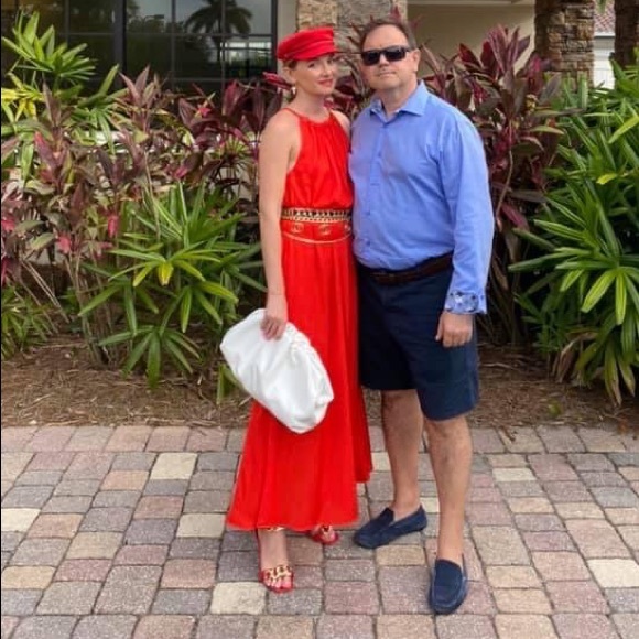 Nicole Miller maxi red dress, size S - Picture 4 of 10